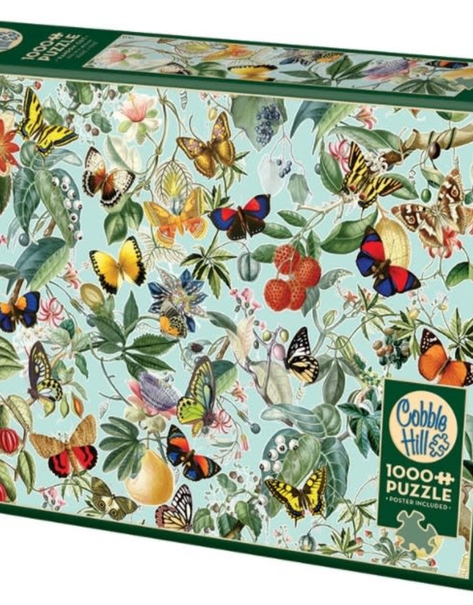 Cobble Hill Puzzles Fruit and Flutterbies - 1000 Piece Puzzle
