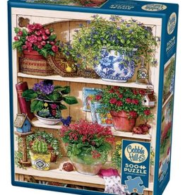 Cobble Hill Puzzles Flower Cupboard - 500 pc Puzzle