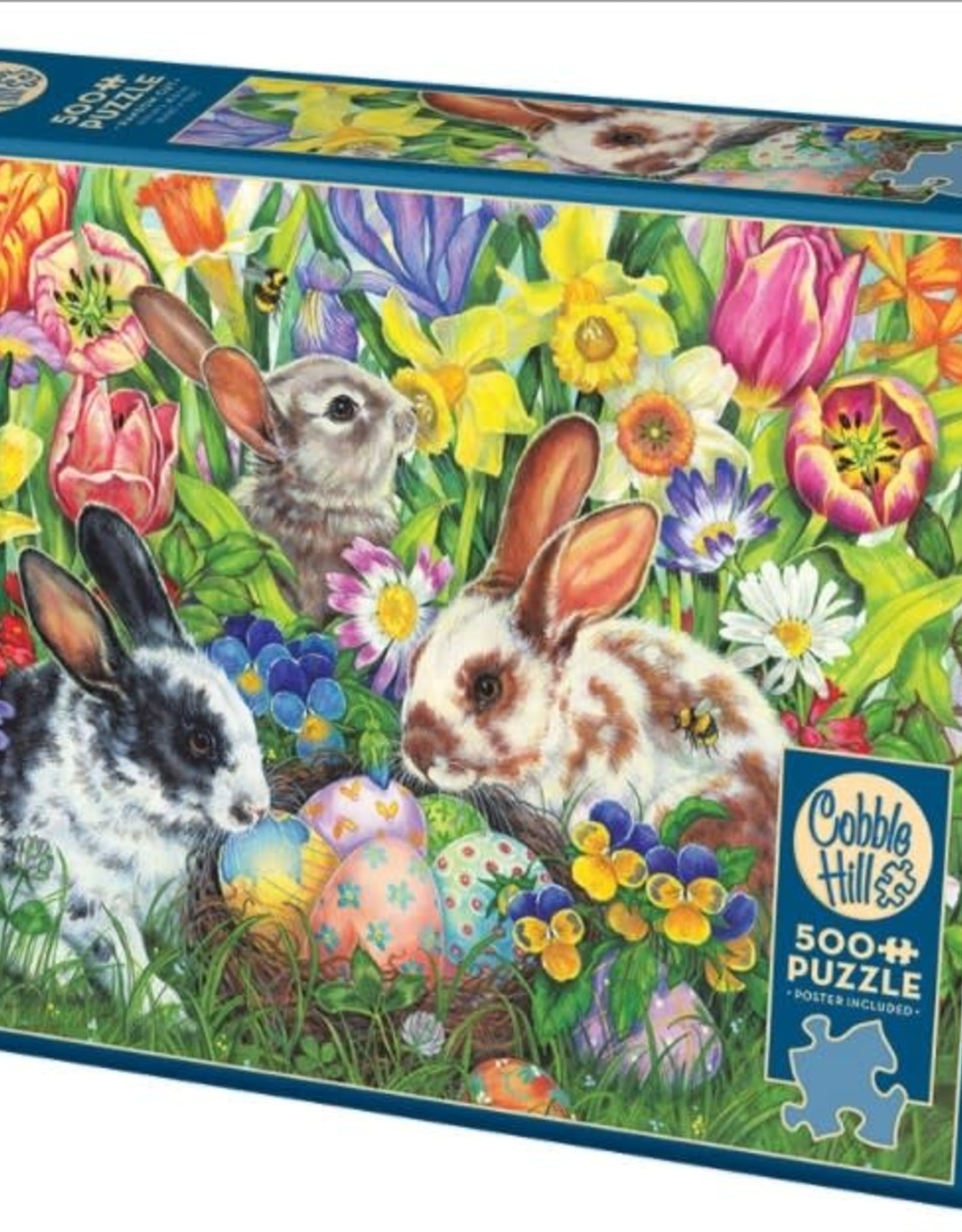 Cobble Hill Puzzles Easter Bunnies - 500 pc Puzzle