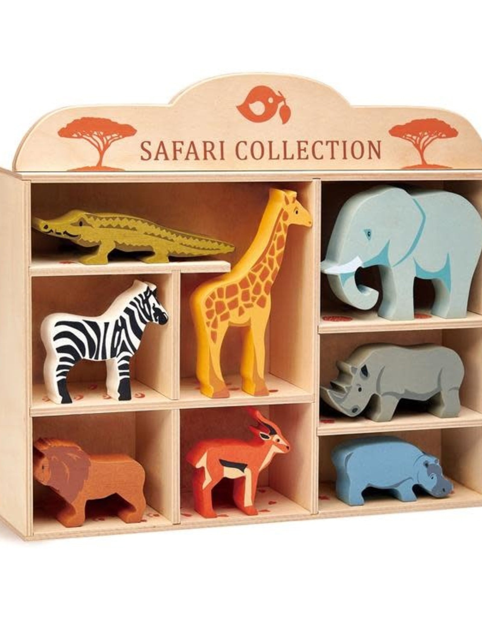 Tender Leaf Toys Wooden Animal Collection - Safari Animals