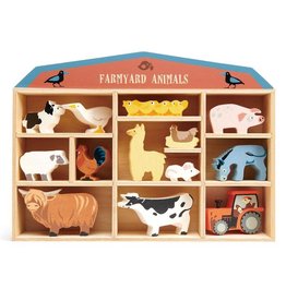Tender Leaf Toys Wooden Animal Collection - Farmyard Animals