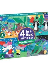 Mudpuppy Mindful 4-in-a-box Puzzle Set