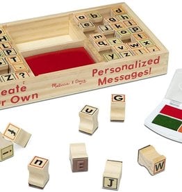 Melissa & Doug Alphabet Wooden Stamp Set