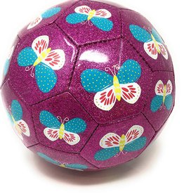 Crocodile Creek Glitter Soccer Ball - Butterfly