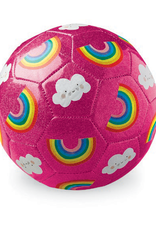 Crocodile Creek Glitter Soccer Ball - Rainbows