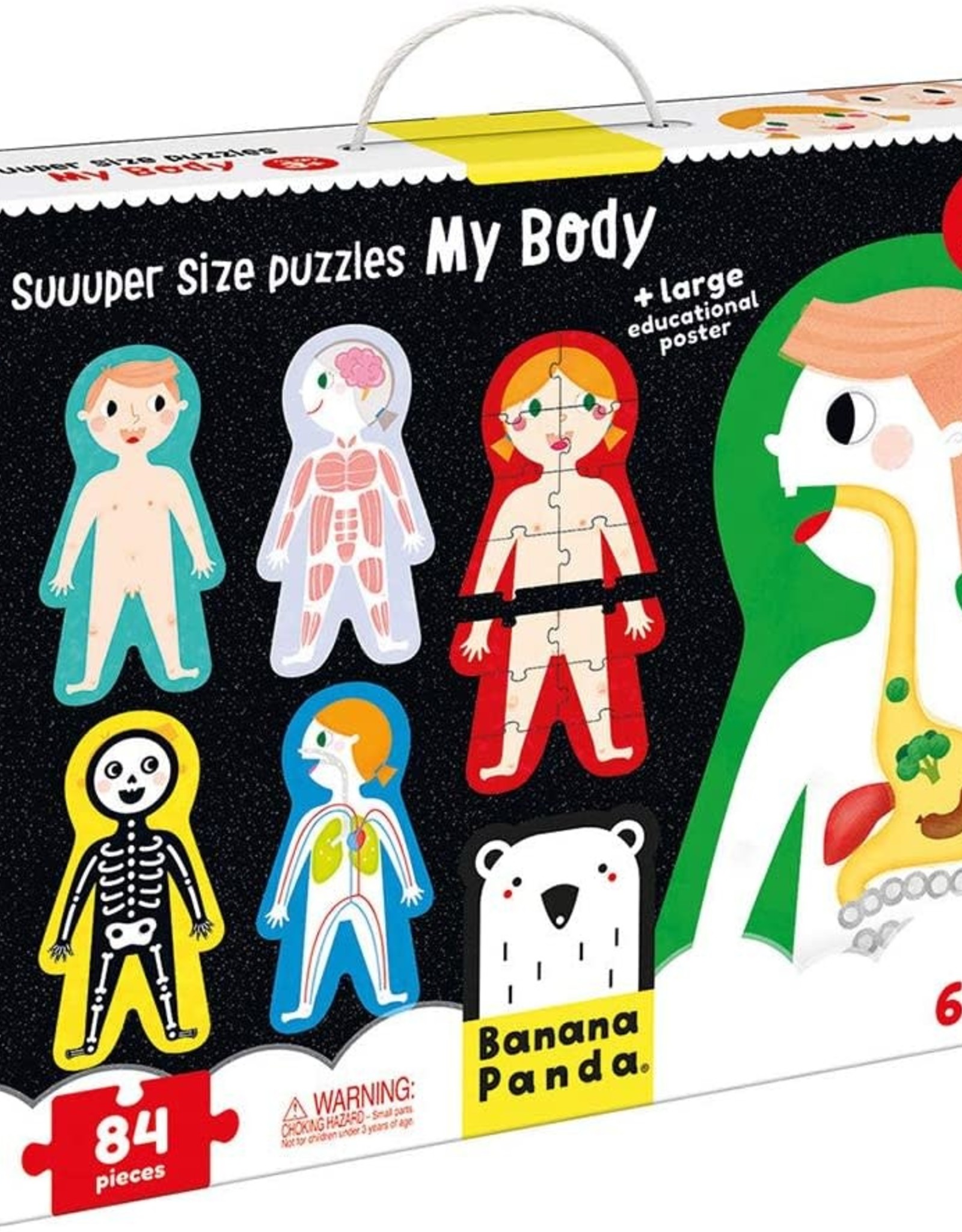 Banana Panda Banana Panda My Body Suuuper Size Puzzle