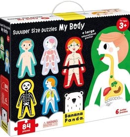 Banana Panda Banana Panda My Body Suuuper Size Puzzle