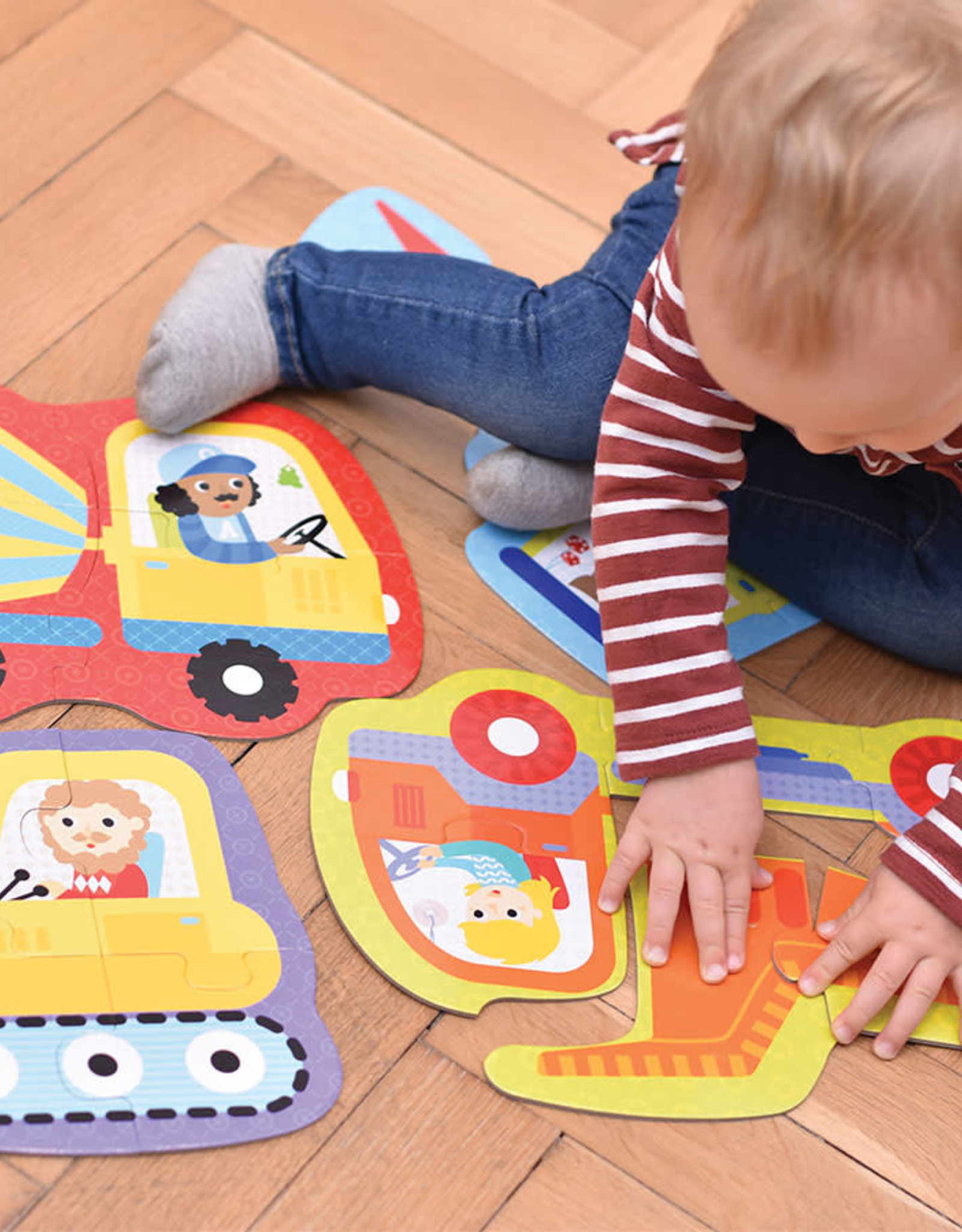 Banana Panda Banana Panda Hands at Play Construction Vehicles