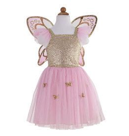 Great Pretenders Gold Butterfly Dress with Wings