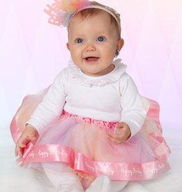 Great Pretenders Happy Birthday Tutu & Headband 12-18months