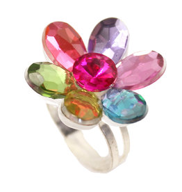 Great Pretenders Flower Gem Ring