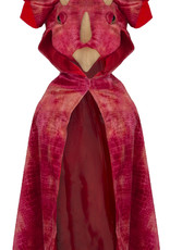 Great Pretenders Triceratops Hooded Cape, Red, Size 4-5