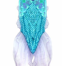 Great Pretenders Mermaid Glitter Skirt Set - Blue