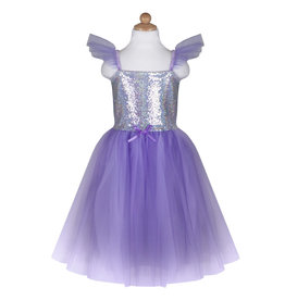 Great Pretenders Sequins Princess Dress - Lilac - Size 5-6