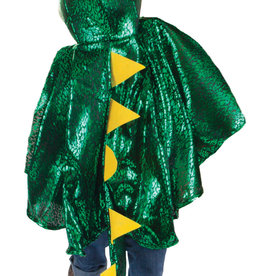 Great Pretenders Toddler Dragon Cape, Green, Size 2-3