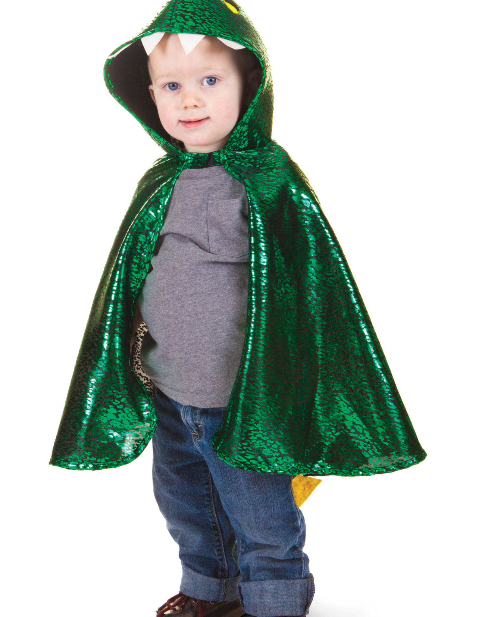 Great Pretenders Toddler Dragon Cape, Green, Size 2-3
