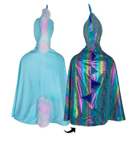 Great Pretenders Reversible Unicorn / Dragon Cape, Size 5-6