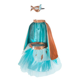 Great Pretenders Super Duper Tutu/Cape/Mask - Teal & Copper