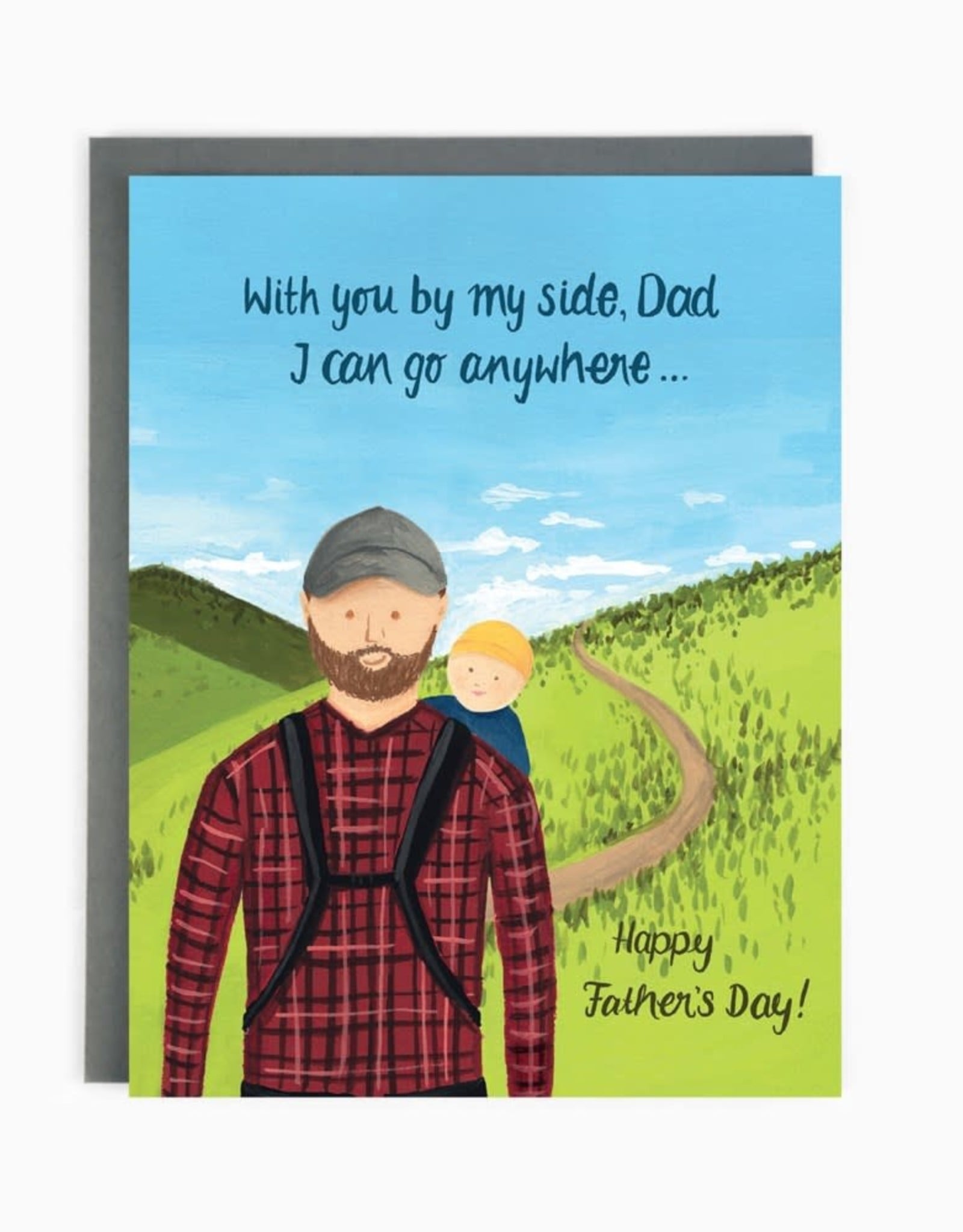 Card - Dad Hiking