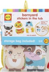 Alex Brands Bath Barnyard Stickers in the Tub