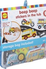 Alex Brands Beep Beep Stickers in the Tub