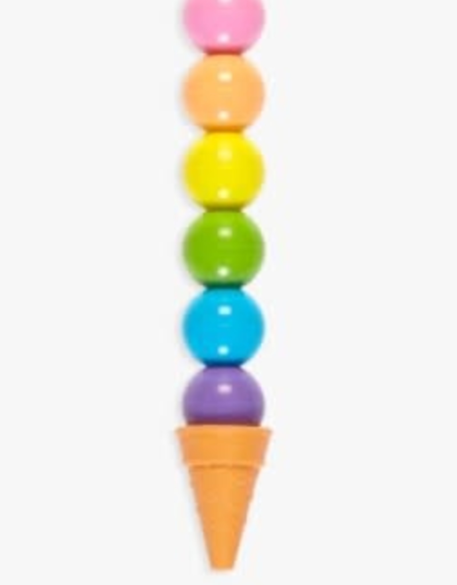 Ooly Rainbow Scoops - Stacking Erasable Crayons & Scented Eraser