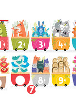 Banana Panda Make a Match Number Train Puzzle