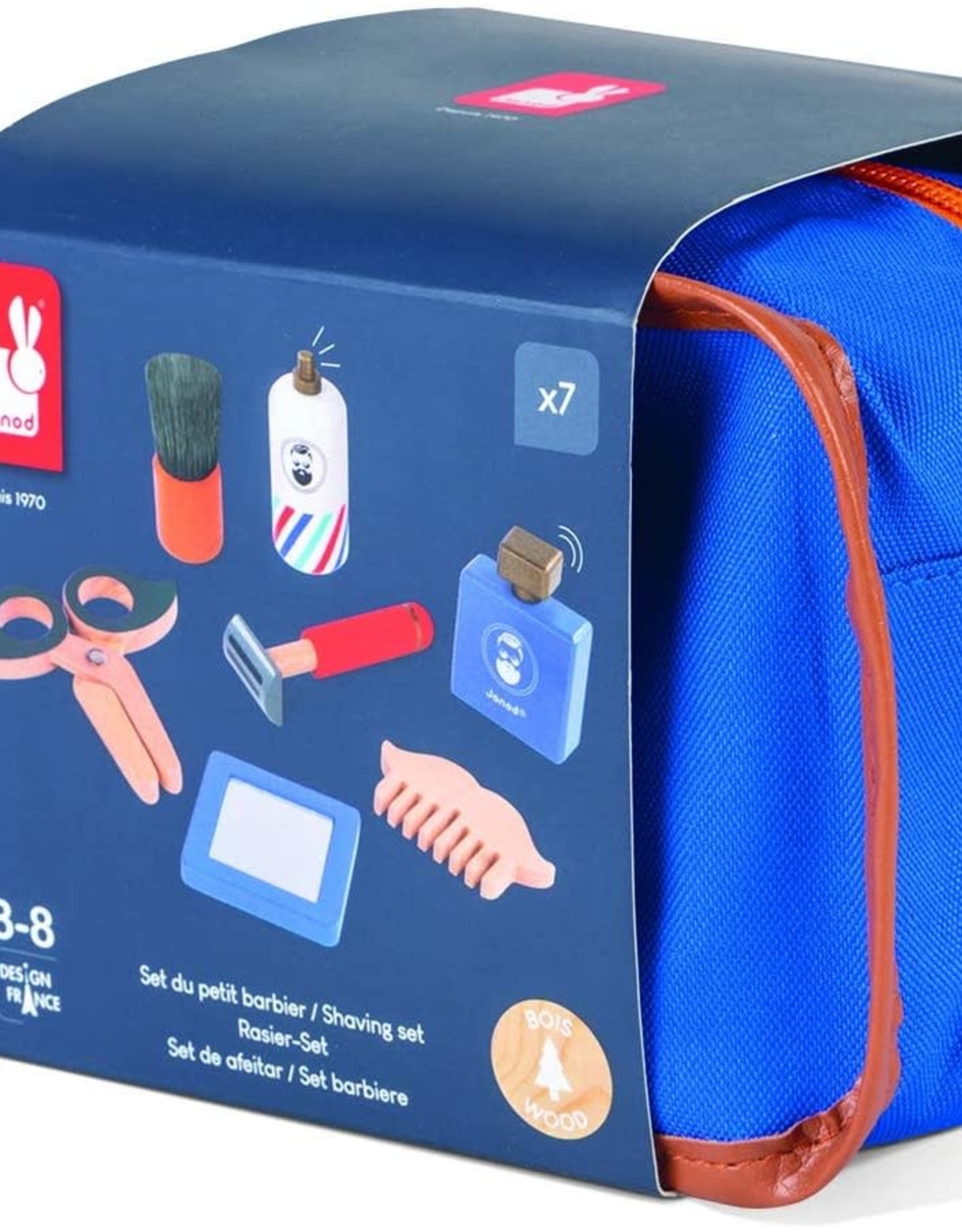 Janod Janod Shaving Kit - My First Pretend Play Grooming Kit