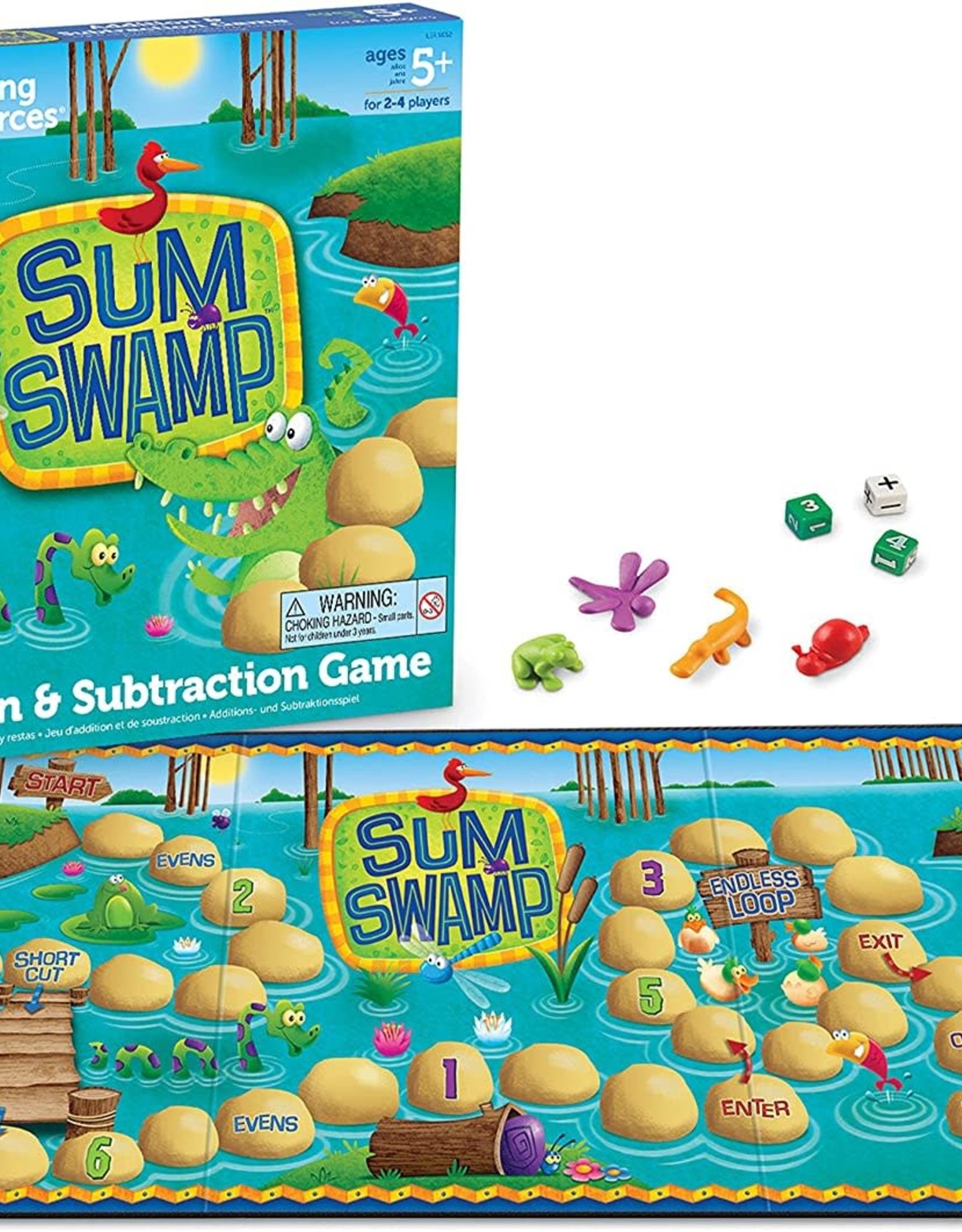 Learning Resources Sum Swamp Addition & Subtraction Game