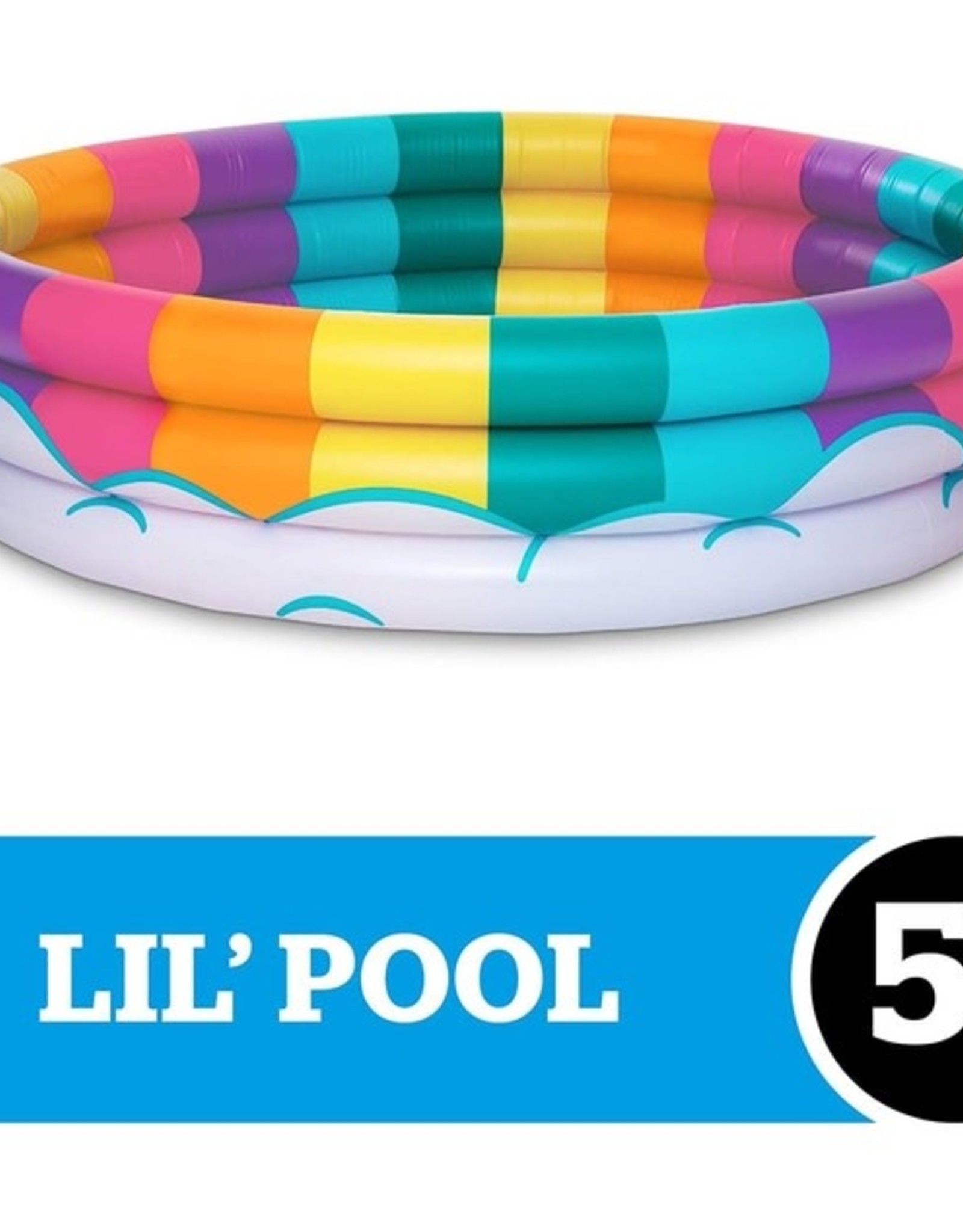 rainbow inflatable pool