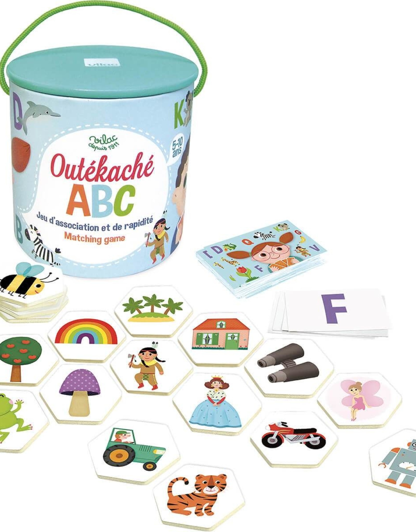 Vilac ABC Outékaché Search And Find Game by Vilac