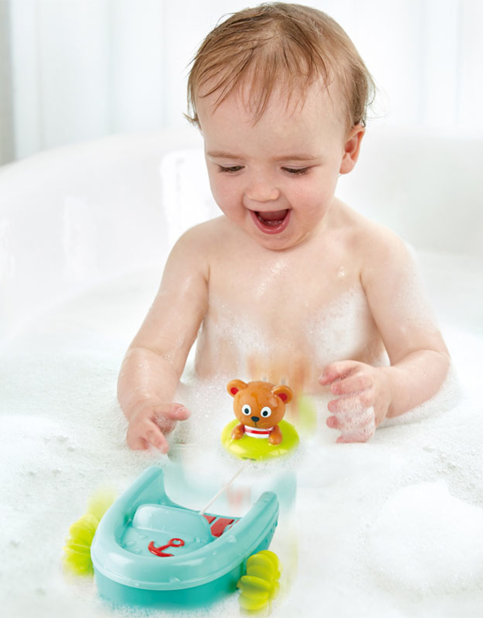 Hape Toys Tubing Pull-Back Boat