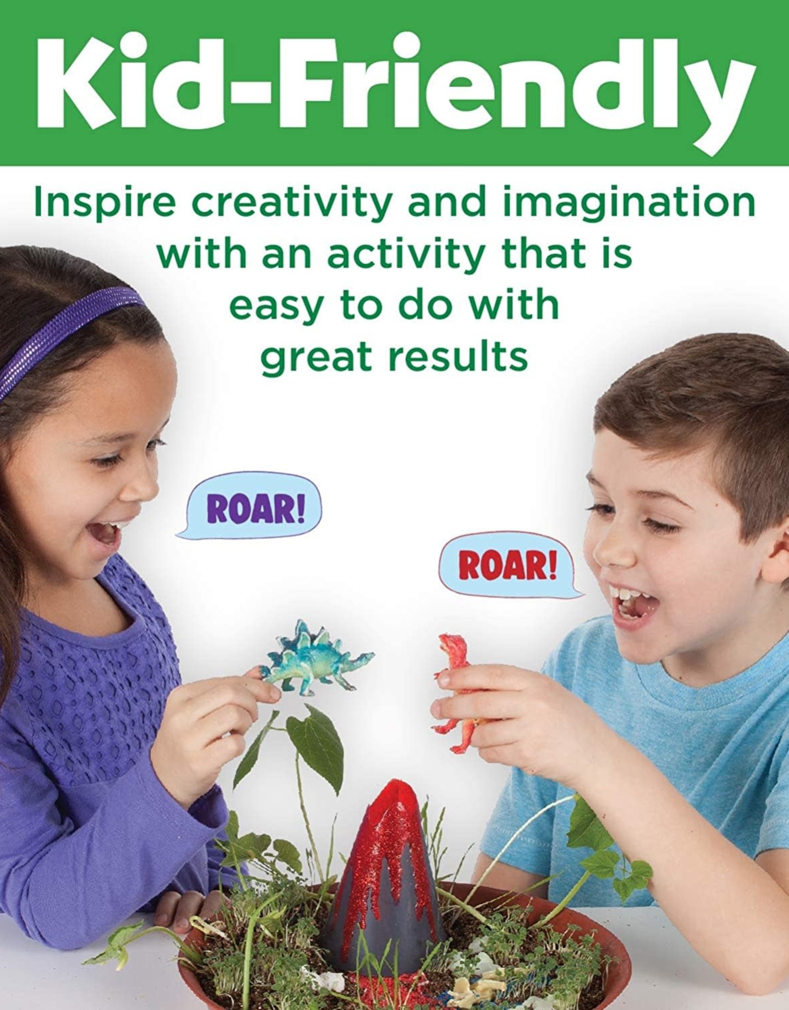 Creativity For Kids Grow N' Glow Dinosaur Habitat