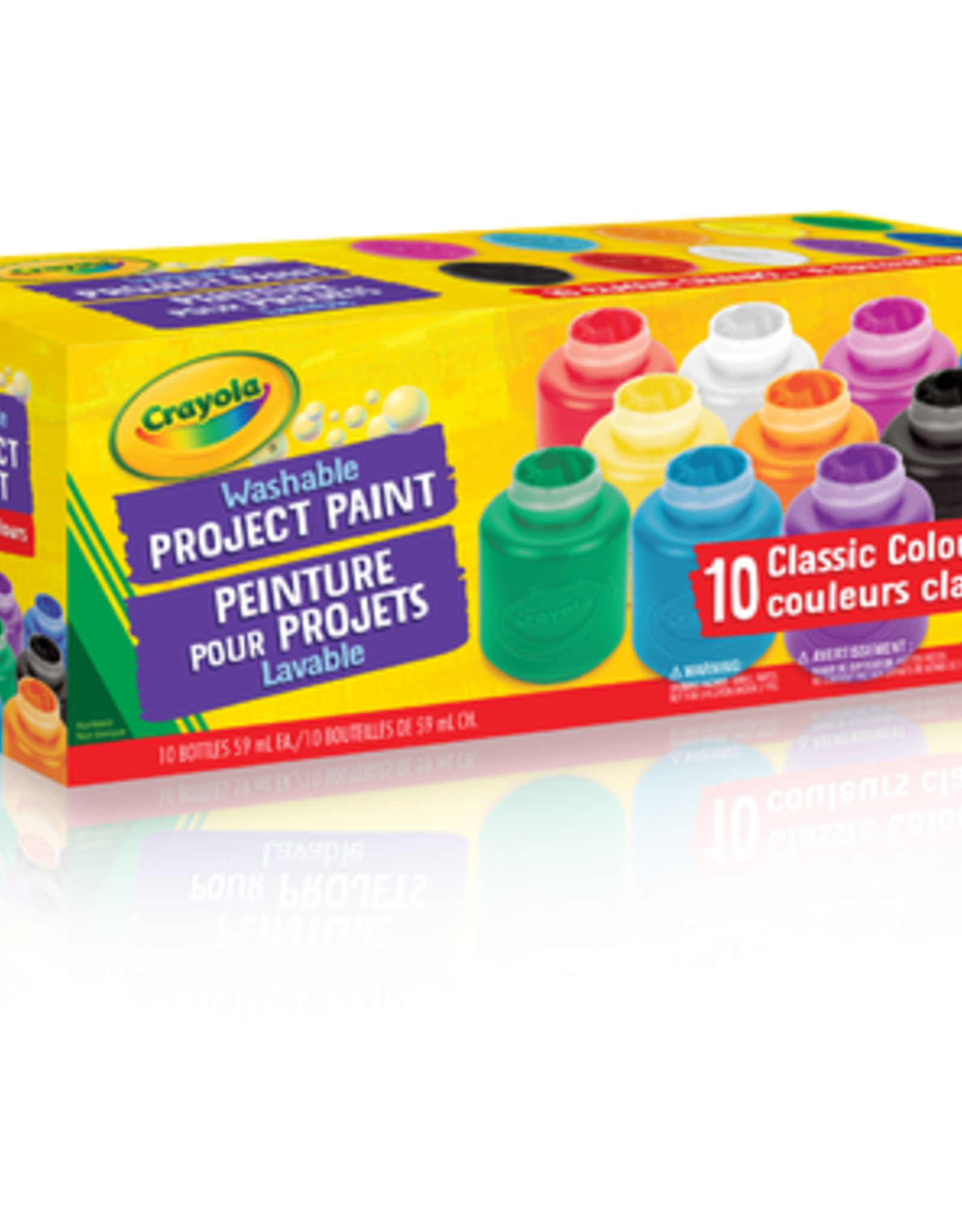 Crayola Washable Paint Jars, 10 Piece, 2 oz