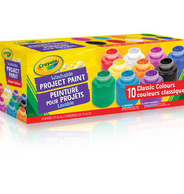 Crayola Washable Paint Jars, 10 Piece, 2 oz