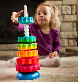 Fat Brain Toy Co. SpinAgain - Spinning Stacking Toy