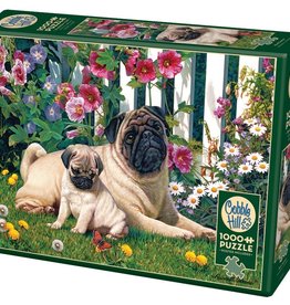 Cobble Hill Puzzles Pug Family - 1,000 piece puzzle