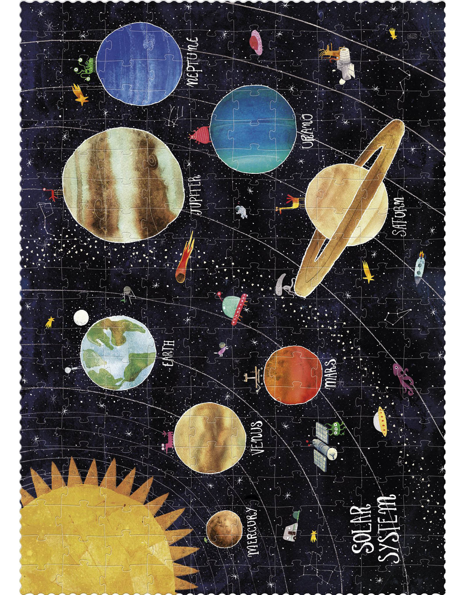 Londji Discover the Planets Glow in the Dark 200 Piece Puzzle by Londji