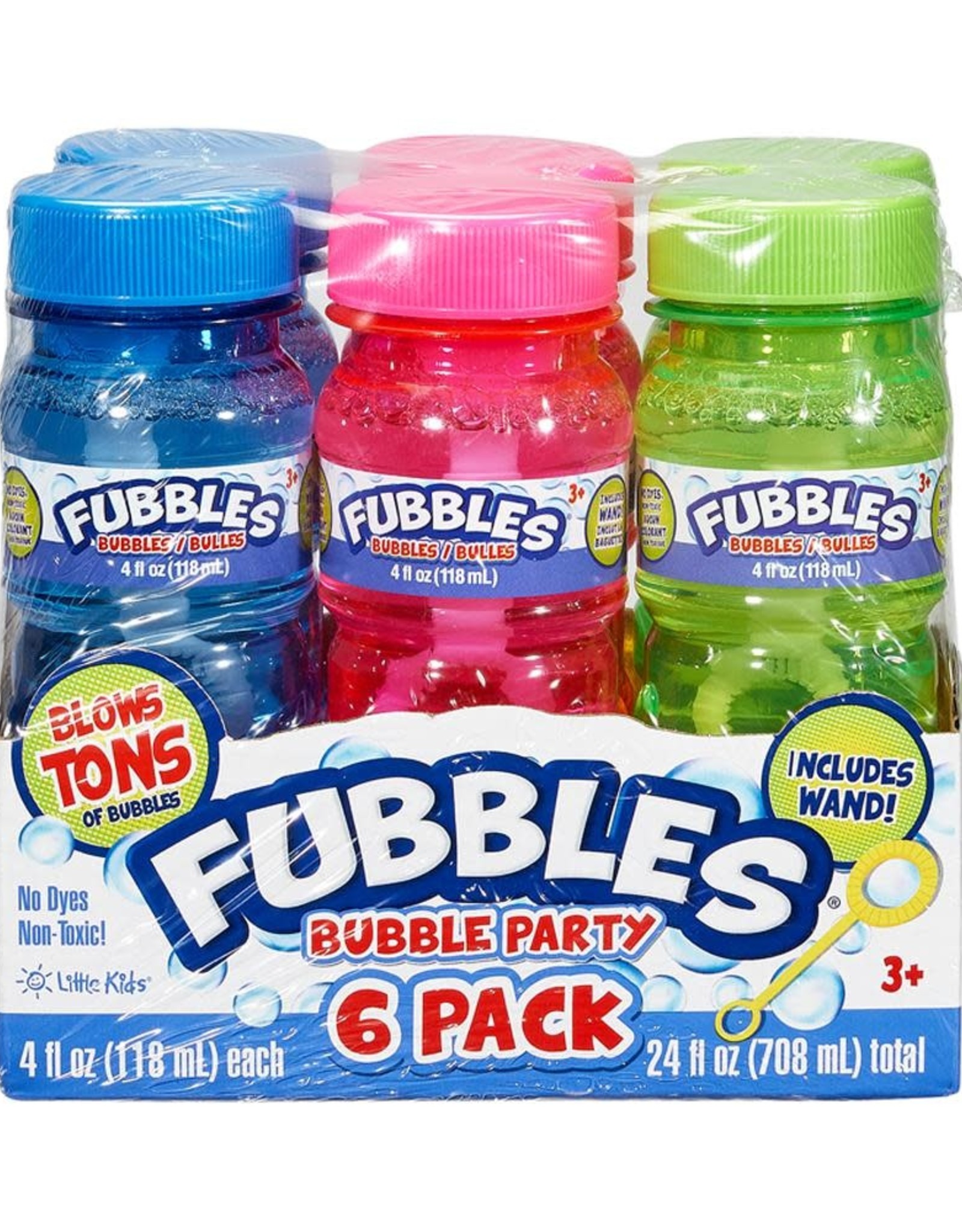 Little Kids Inc. Fubbles Bubbles Party Pack - 6 Pack