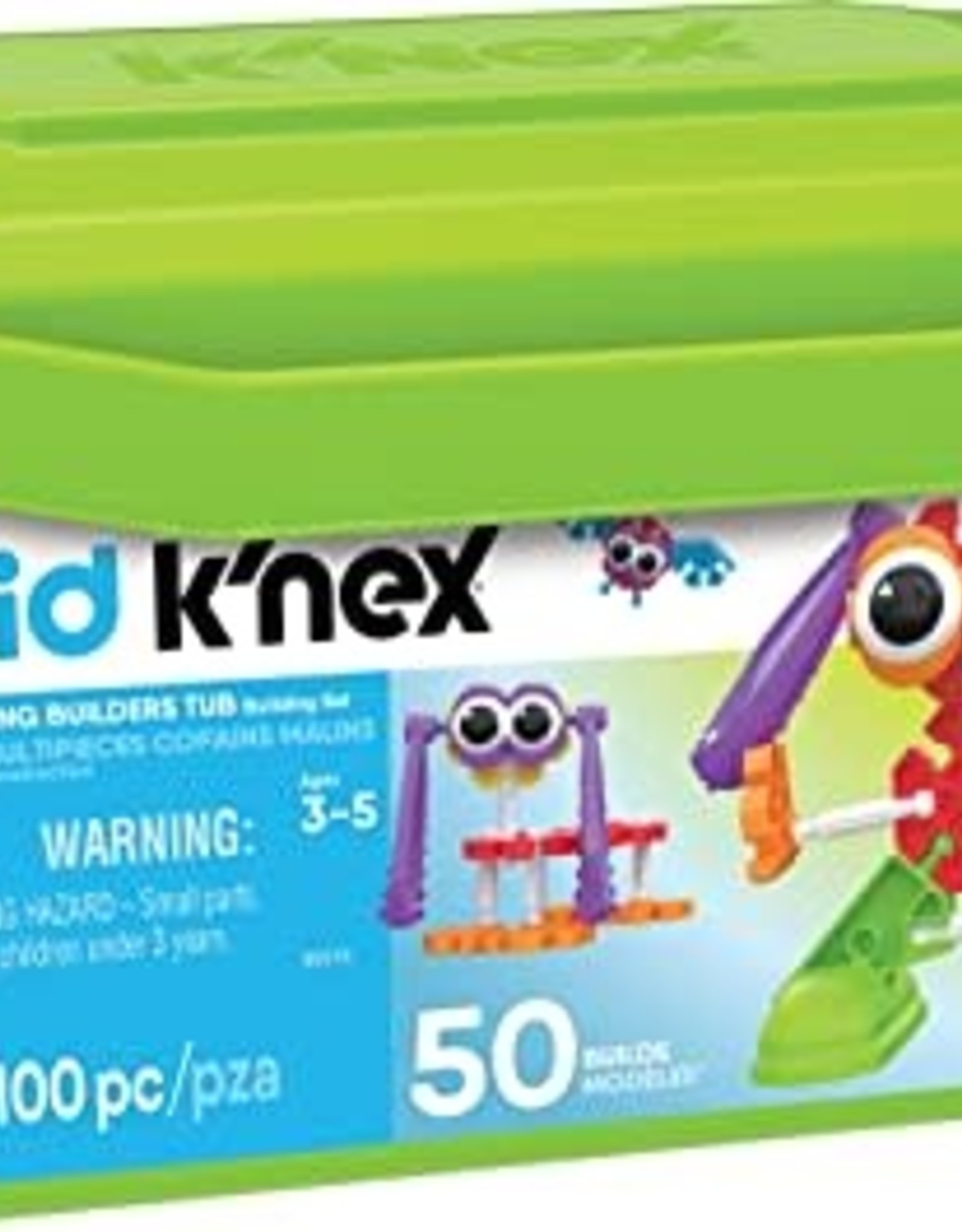 K'Nex Kid K'Nex 100PC Budding Builders Tub