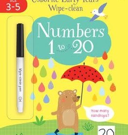 Usborne Usborne Wipe Clean Numbers 1 to 20