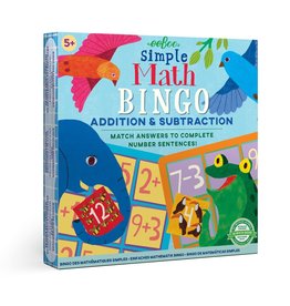 Eeboo Simple Math Bingo: Addition & Subtraction