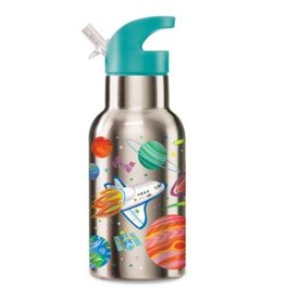 Crocodile Creek Crocodile Creek Stainless Steel Drinking Water Bottle - Space Explorer
