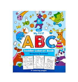 Ooly ABC Amazing Animals Toddler Colour-In Book