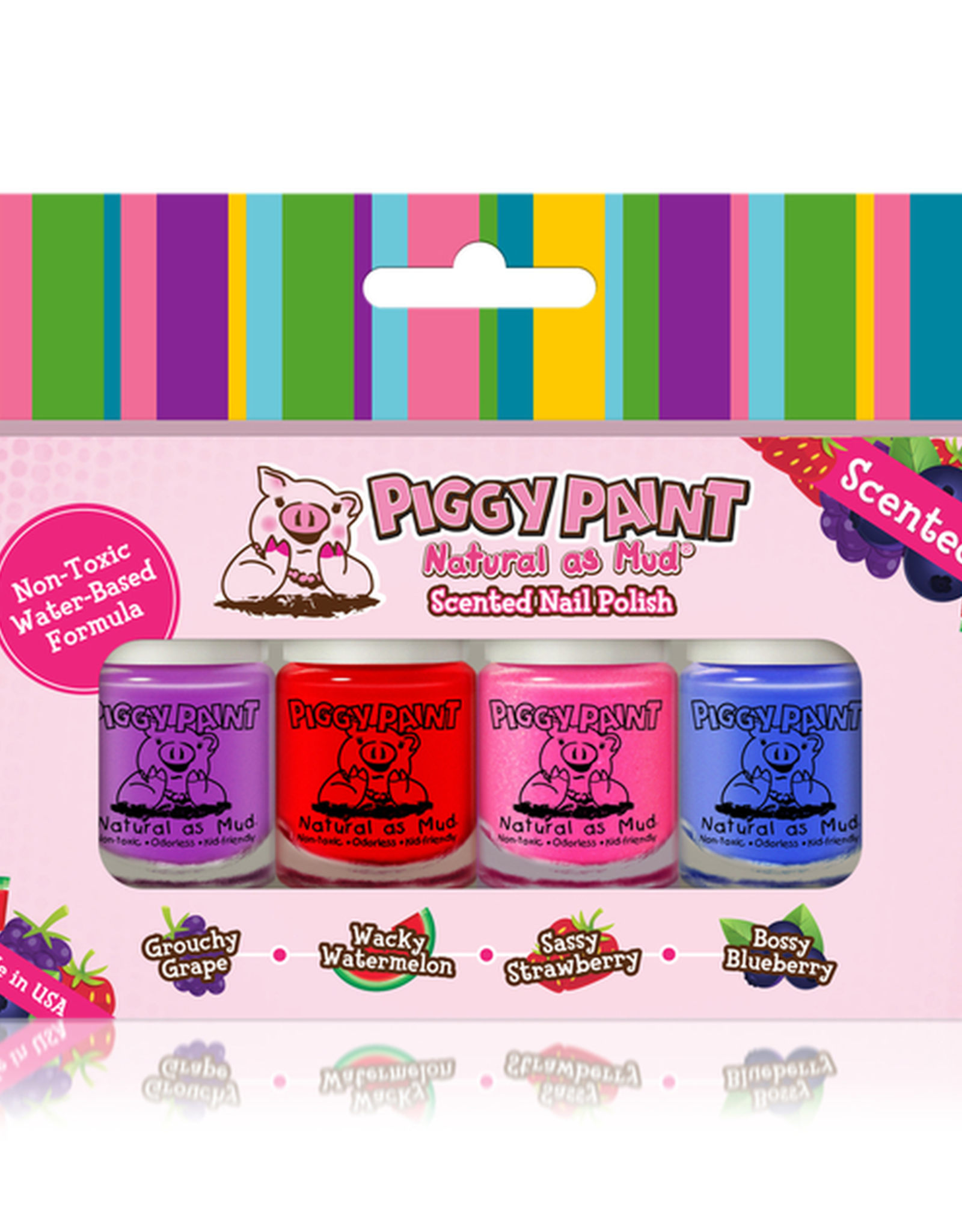 Piggy Paint Piggy Paint Scented Nail Polish - 4 Pack