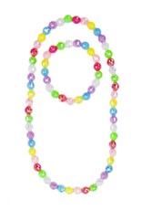 Great Pretenders Colour Me Rainbow Necklace & Bracelet Set