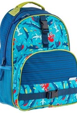 Stephen Joseph All Over Print Backpack Sharks