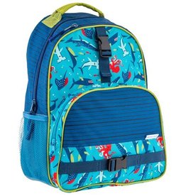 Stephen Joseph All Over Print Backpack Sharks