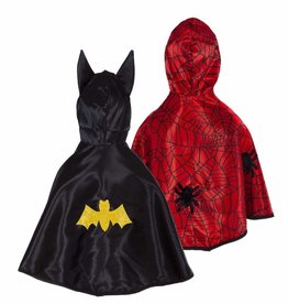 Great Pretenders Reversible Toddler Spider/Bat Cape, Age 2-3