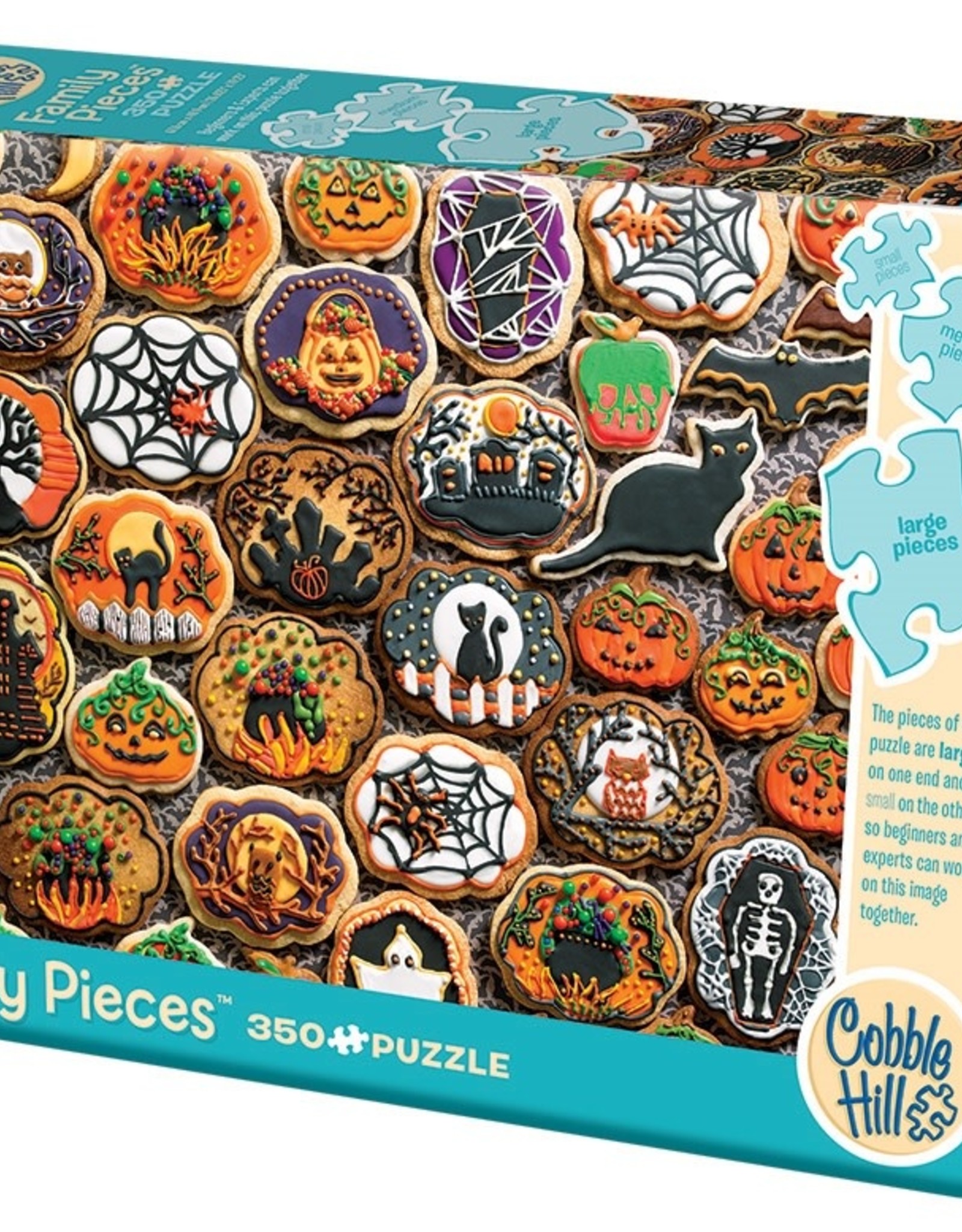 Cobble Hill Puzzles Halloween Cookies - 350 Piece Family Puzzle